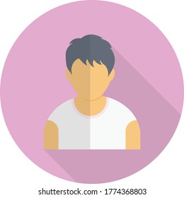 icono de color plano vectorial femenino 