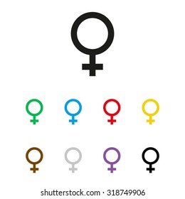 Female - vector icon