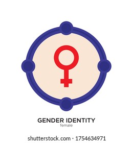 Female vector illustration flat design