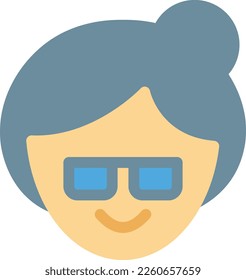 female Vector illustration on a transparent background. Premium quality symmbols. Line Color vector icons for concept and graphic design.