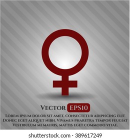 Female vector symbol
