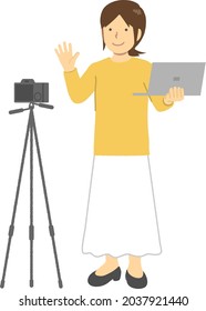 Female video distributor : Occupation