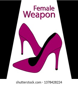 Female weapon shoes