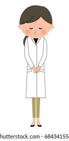 The female of the white coat,Bow