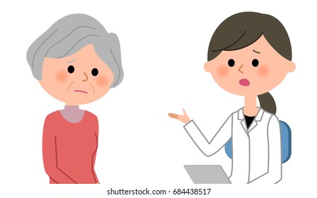 The female of the white coat,Consultation
