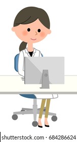 The female of the white coat,PC