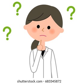The female of the white coat,Question