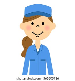  The female of the work arrive