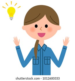 Female worker, Inspiration