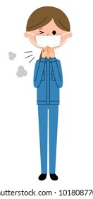 Female worker, Physical condition badness