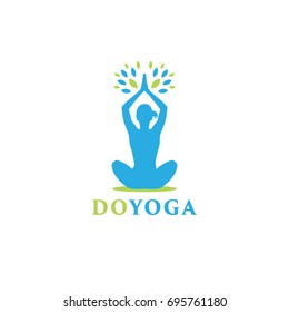 Female Yoga Logo Design Symbol Icon Stock Vector (Royalty Free ...