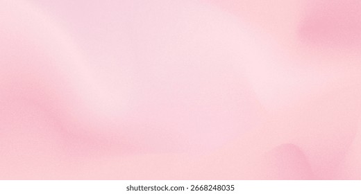Femine ombre blush Farbverlauf nahtlose BG mit Rauschtextur. Zartes weiches rosa Muster mit Perlglanzeffekt.
