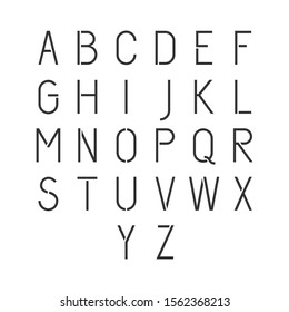 feminine alphabet symbol vector illustration