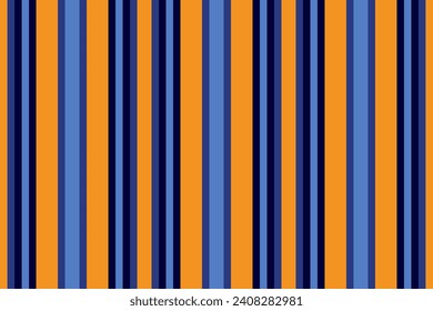 Feminine background texture pattern, overlay vertical lines fabric. Warm textile vector stripe seamless in blue and dark colors.