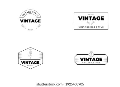 Feminine botanical floral business logo minimal brand design