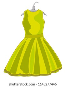 Feminine cloth gown