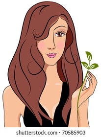 Feminine face