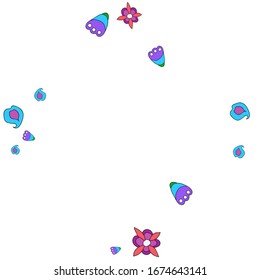 Patrón floral femenino con flores pequeñas simples para tarjetas de felicitación o póster. Flores naives de margarita en estilo primitivo. Fondo vectorial para el diseño de primavera o verano.
