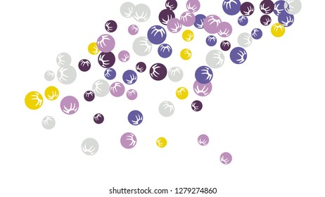 Feminine Floral Pattern with Simple Stylized Berries for Greeting Card or Poster. Naive Daisy Berries in Primitive Style. Vector Background for Spring or Summer Design.
