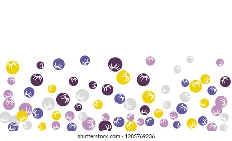 Feminine Floral Pattern with Simple Stylized Berries for Greeting Card or Poster. Naive Daisy Berries in Primitive Style. Vector Background for Spring or Summer Design.
