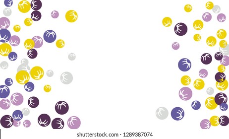 Feminine Floral Pattern with Simple Stylized Berries for Greeting Card or Poster. Naive Daisy Berries in Primitive Style. Vector Background for Spring or Summer Design.
