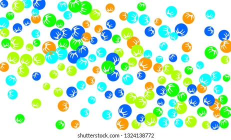 Feminine Floral Pattern with Simple Stylized Berries for Greeting Card or Poster. Naive Daisy Berries in Primitive Style. Vector Background for Spring or Summer Design.
