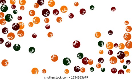 Feminine Floral Pattern with Simple Stylized Berries for Greeting Card or Poster. Naive Daisy Berries in Primitive Style. Vector Background for Spring or Summer Design.
