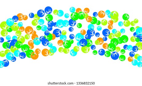 Feminine Floral Pattern with Simple Stylized Berries for Greeting Card or Poster. Naive Daisy Berries in Primitive Style. Vector Background for Spring or Summer Design.
