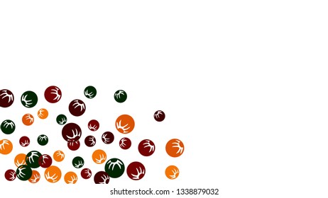 Feminine Floral Pattern with Simple Stylized Berries for Greeting Card or Poster. Naive Daisy Berries in Primitive Style. Vector Background for Spring or Summer Design.
