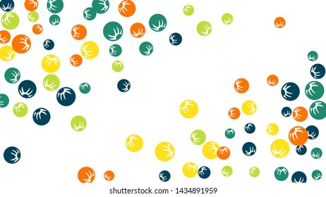 Feminine Floral Pattern with Simple Stylized Berries for Greeting Card or Poster. Naive Daisy Berries in Primitive Style. Vector Background for Spring or Summer Design.
