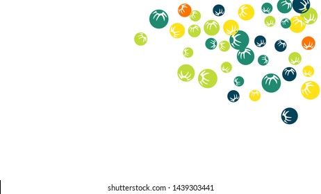 Feminine Floral Pattern with Simple Stylized Berries for Greeting Card or Poster. Naive Daisy Berries in Primitive Style. Vector Background for Spring or Summer Design.
