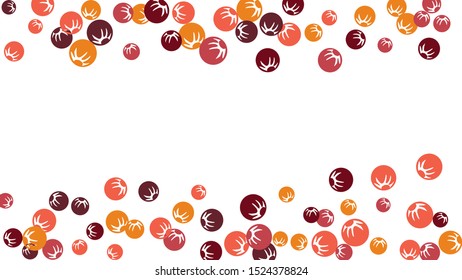 Feminine Floral Pattern with Simple Stylized Berries for Greeting Card or Poster. Naive Daisy Berries in Primitive Style. Vector Background for Spring or Summer Design.
