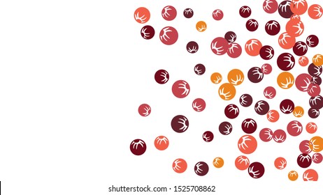 Feminine Floral Pattern with Simple Stylized Berries for Greeting Card or Poster. Naive Daisy Berries in Primitive Style. Vector Background for Spring or Summer Design.
