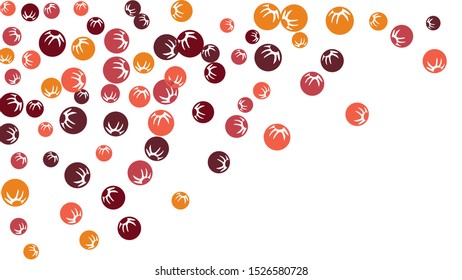 Feminine Floral Pattern with Simple Stylized Berries for Greeting Card or Poster. Naive Daisy Berries in Primitive Style. Vector Background for Spring or Summer Design.
