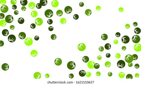 Feminine Floral Pattern with Simple Stylized Berries for Greeting Card or Poster. Naive Daisy Berries in Primitive Style. Vector Background for Spring or Summer Design.
