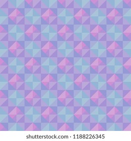 Feminine geometric abstract pattern with trendy pastel colors. Colorful vector illustration for fashion print and wrapping.
