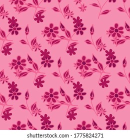 Feminine Indian Rapport. Seamless Doodle with