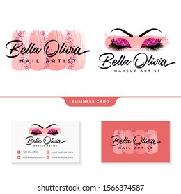 Feminine logo collections template premium vector