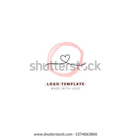 Feminine logo template