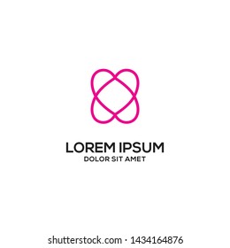 Feminine logo template vector eps 10