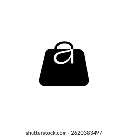 Conception de logo de sac de luxe féminin - Élégante Template logo de sac à main avec la lettre 