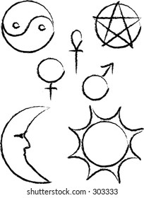 Feminine and Masculine Symbols.