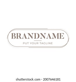 feminine minimalist graphic for girl logo