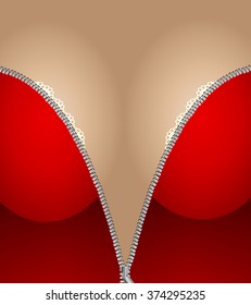 feminine neckline