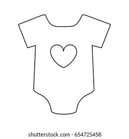 Free Free 348 Outline Baby Onesie Svg SVG PNG EPS DXF File