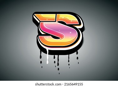 feminine S Letter Logo vector