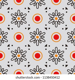 feminine vintage seamless pattern