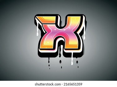 feminine X Letter Logo vector