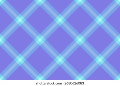 Textiler Vektor auf Weiblichkeitshintergrund, männlicher Stoff Tartan Textur. Herbstmuster prüfen nahtlos plattiert in indigo und türkisfarben palette.
