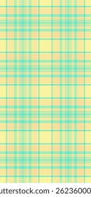 Femininidade verificar fundo têxtil, textura de prancha xadrez tartan. Padrão de vetor sem emenda de tecido multicultural na paleta de cores âmbar e amarelo.